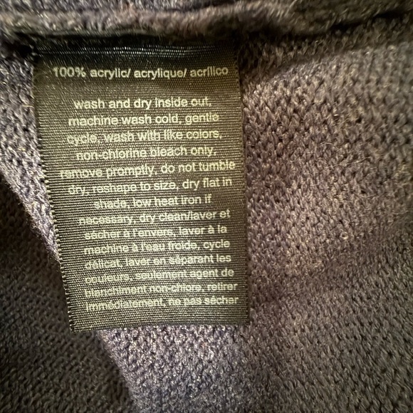 Tommy Hilfiger Blue and Red Crewneck Sweater with Striped Accents size L - Picture 6 of 7